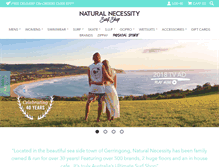 Tablet Screenshot of naturalnecessity.com.au
